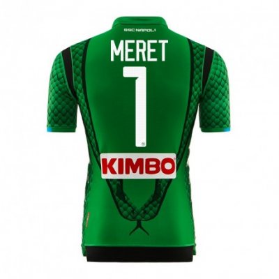 Napoli 2018/19 MERET 1 Green Goalkeeper Shirt Soccer Jersey