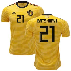 Belgium 2018 World Cup Away MICHY BATSHUAYI 21 Shirt Soccer Jersey