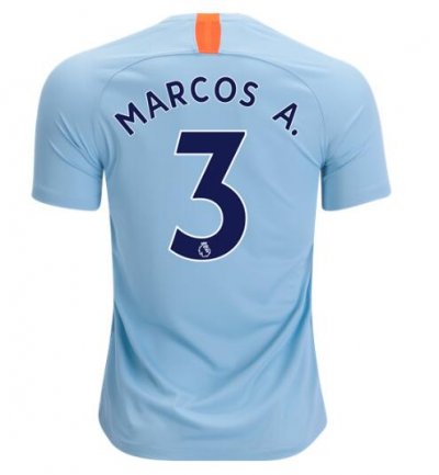 Chelsea 2018/19 Third Marcos Alonso Shirt Soccer Jersey