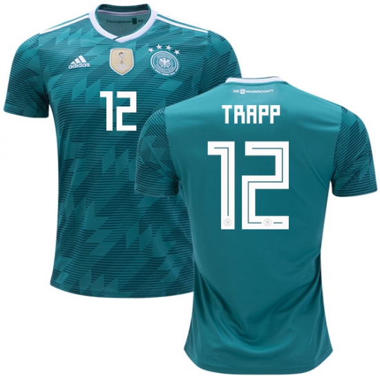 Germany 2018 World Cup KEVIN TRAPP 12 Away Shirt Soccer Jersey - Click Image to Close