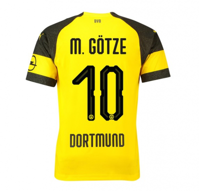 Borussia Dortmund 2018/19 M. Götze 10 Home Shirt Soccer Jersey
