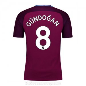Manchester City 2017/18 Away Gundogan #8 Shirt Soccer Jersey