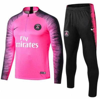 PSG 2018/19 Pink Stripe Training Suit (Sweat Shirt+Trouser)
