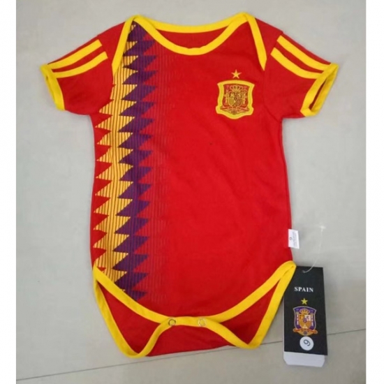 Spain 2018 World Cup Home Infant Shirt Soccer Jersey Little Kids - Click Image to Close