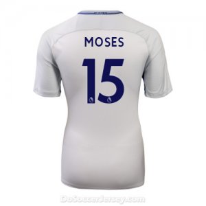 Chelsea 2017/18 Away MOSES #15 Shirt Soccer Jersey