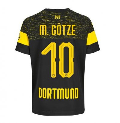 Borussia Dortmund 2018/19 M. Götze 10 Away Shirt Soccer Jersey