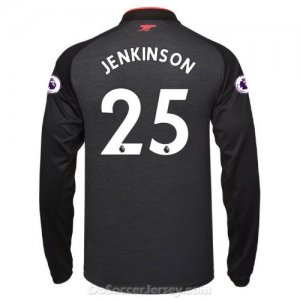 Arsenal 2017/18 Third JENKINSON #25 Long Sleeved Shirt Soccer Jersey