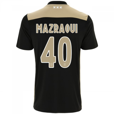 Ajax 2018/19 noussair mazraoui 40 Away Shirt Soccer Jersey