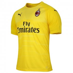 AC Milan 2018/19 Yellow Goalkeeper Shirt Soccer Jersey