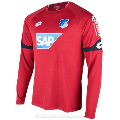 TSG 1899 Hoffenheim 2017/18 Red Long Sleeved Goalkeeper Shirt