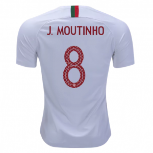 Portugal 2018 World Cup Away Joao Moutinho Shirt Soccer Jersey