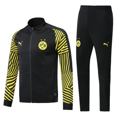 Borussia Dortmund 2018/19 Black Training Suit (Jacket+Trouser)