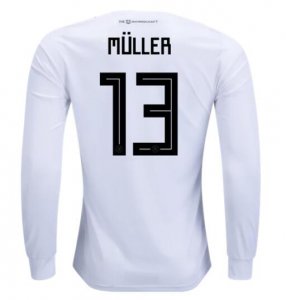 Germany 2018 World Cup Home Thomas Muller #13 LS Shirt Soccer Jersey