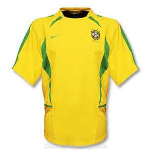 Brazil 2002/2003 Home Retro Shirt Soccer Jersey