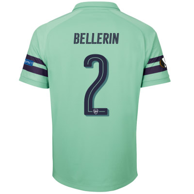 Arsenal 2018/19 Hector Bellerin 2 UEFA Europa Third Shirt Soccer Jersey