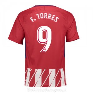 Atlético de Madrid 2017/18 Home Torres #9 Shirt Soccer Jersey