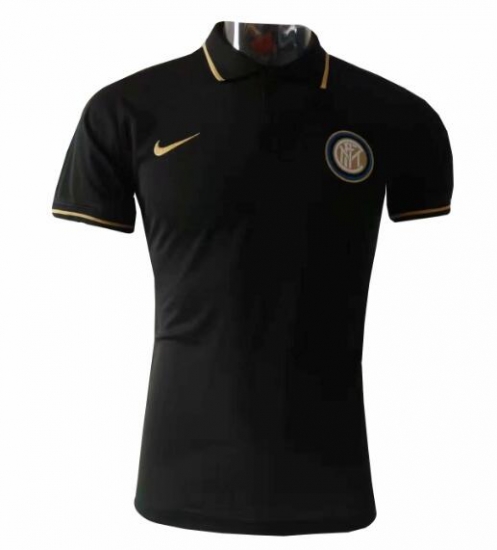 Inter Milan 2019/2020 Black Polo Shirt - Click Image to Close