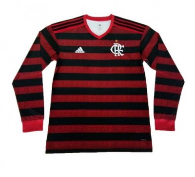 CR Flamengo 2019/2020 Home Long Sleeved Shirt Soccer Jersey