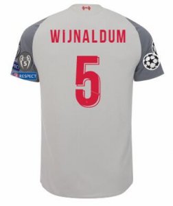 Liverpool 2018/19 GEORGINIO WIJNALDUM 5 UCL Third Shirt Soccer Jersey