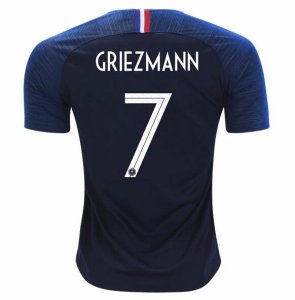 France 2018 World Cup Home Antoine Griezmann 7 Shirt Soccer Jersey