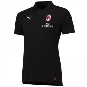 AC Milan 2018/19 Black Polo Shirt