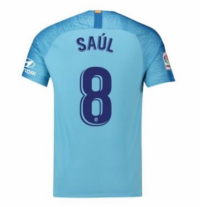 Atletico Madrid 2018/19 Saúl 8 Away Shirt Soccer Jersey