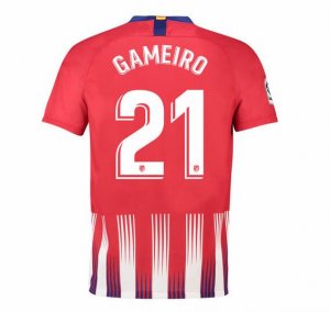 Atletico Madrid 2018/19 Gameiro 21 Home Shirt Soccer Jersey