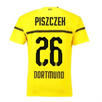 Borussia Dortmund 2018/19 Piszczek 26 Cup Home Shirt Soccer Jersey