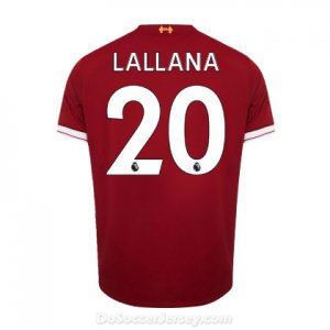 Liverpool 2017/18 Home Lallana #20 Shirt Soccer Jersey