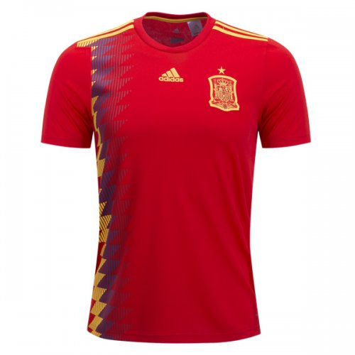 Spain 2018 World Cup Home Shirt Soccer Jersey