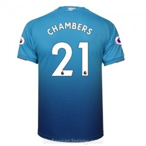 Arsenal 2017/18 Away CHAMBERS #21 Shirt Soccer Jersey