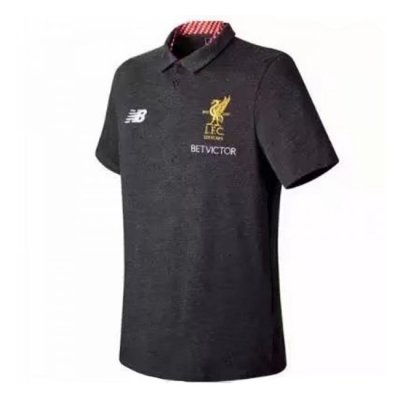 Liverpool 2017/18 Black Polo Shirt