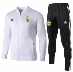 Argentina 2018/19 White Training Suit (Jacket+Trouser)