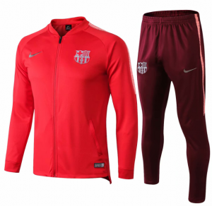 Barcelona 2018/19 Red Training Suit (Jacket+Trouser)