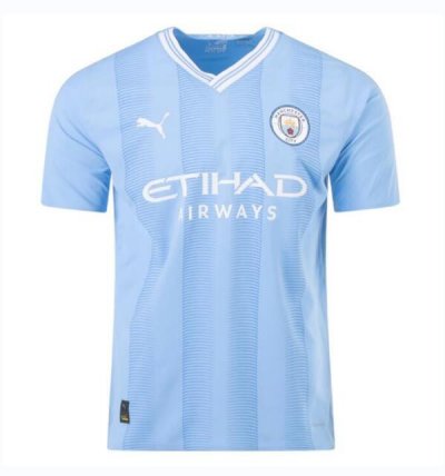 Men 2023/24 Manchester City Home Soccer Jersey Player Edition