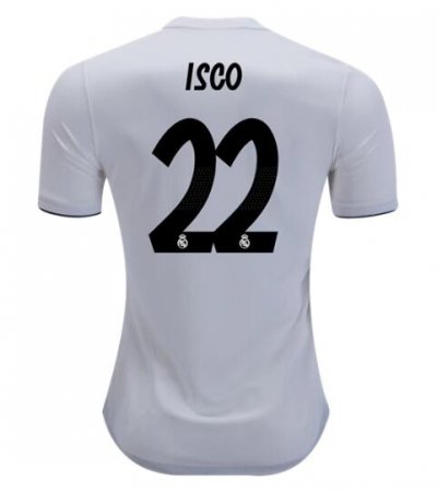 Isco Real Madrid 2018/19 Home Shirt Soccer Jersey