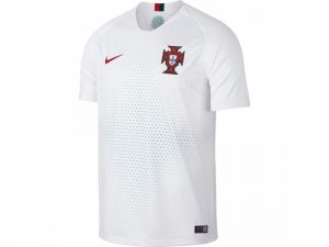 Portugal 2018 World Cup Away White Shirt Soccer Jersey