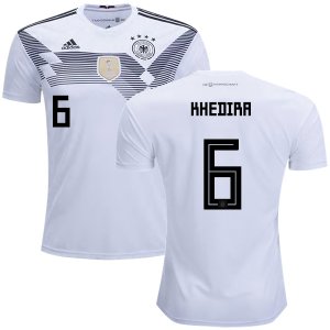 Germany 2018 World Cup SAMI KHEDIRA 6 Home Shirt Soccer Jersey