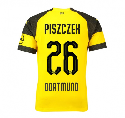 Borussia Dortmund 2018/19 Piszczek 26 Home Shirt Soccer Jersey