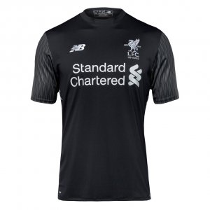 Liverpool 2017/18 Black Goalkeeper Shirt Soccer Jersey