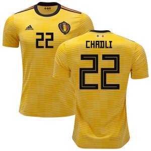 Belgium 2018 World Cup Away NACER CHADLI 22 Shirt Soccer Jersey