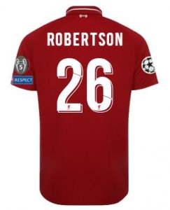 Liverpool 2018/19 Home ROBERTSON Shirt UCL Soccer Jersey