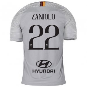 AS Roma 2018/19 ZANIOLO 22 Away Shirt Soccer Jersey