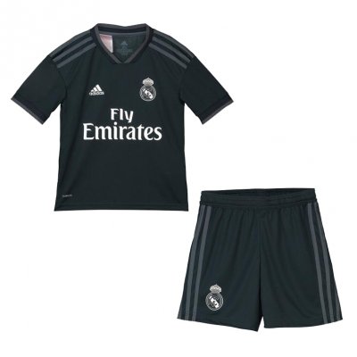 Real Madrid 2018/19 Away Kids Soccer Jersey Kit Children Shirt + Shorts