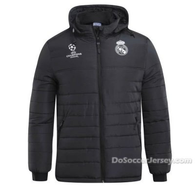 Real Madrid 2017 Black Cotton Jacket