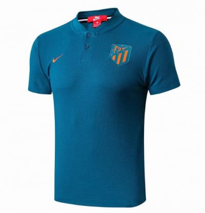 Atletico Madrid 2019/2020 Blue Polo Shirt