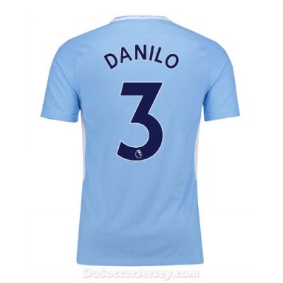 Manchester City 2017/18 Home Danilo #3 Shirt Soccer Jersey