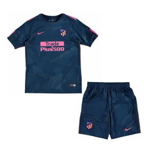 Atletico Madrid 2017/18 Third Kids Soccer Kit Children Shirt And Shorts