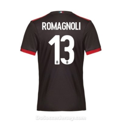 AC Milan 2017/18 Third Romagnoli #13 Shirt Soccer Jersey