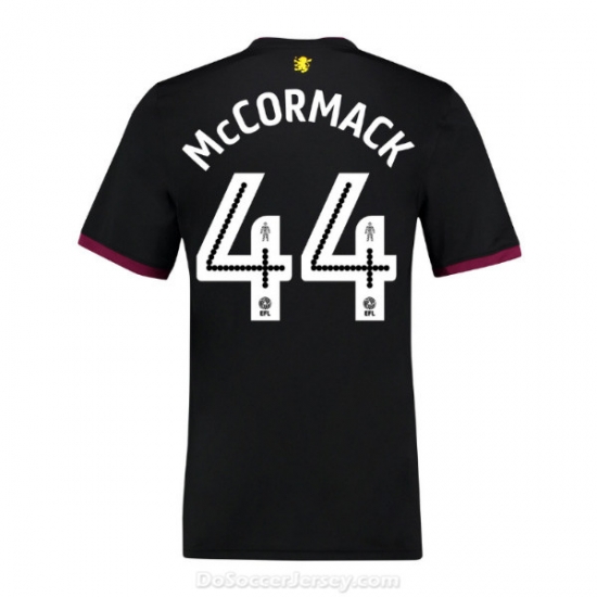 Aston Villa 2017/18 Away McCormack #44 Shirt Soccer Jersey - Click Image to Close